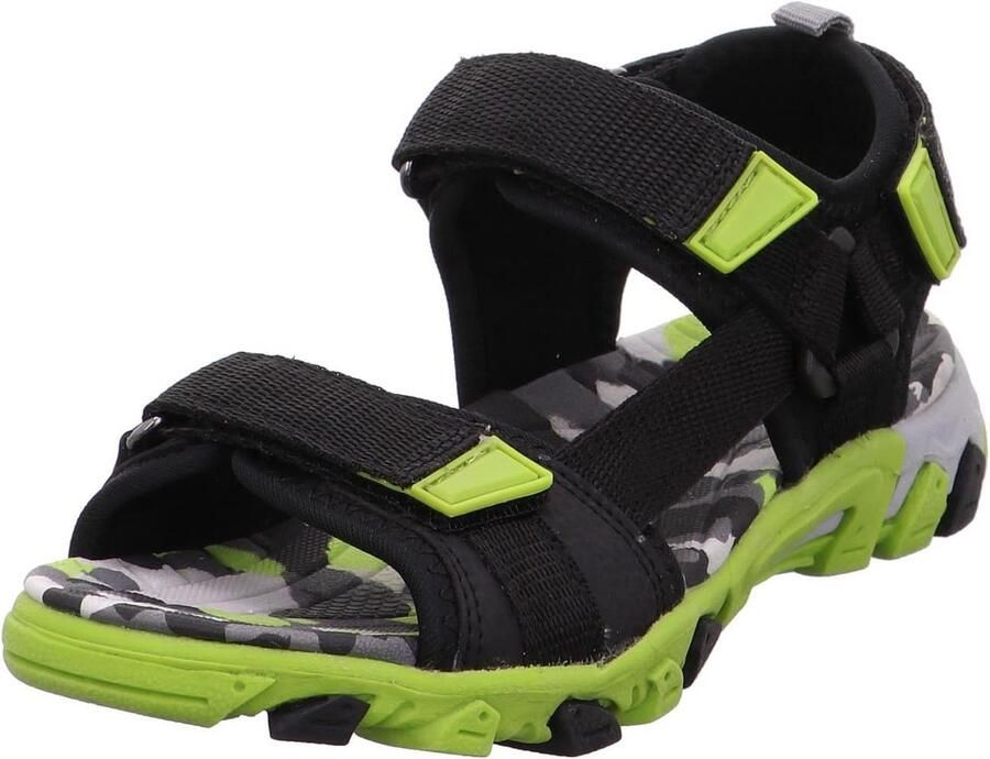 Comfortabele jongenssandalen met klittenbandsluiting en stevige zool