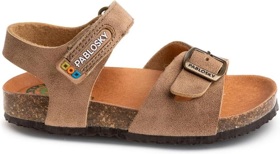 Comfortabele Kindersandalen van Bio Gerenoveerde Materialen met Kurkzool