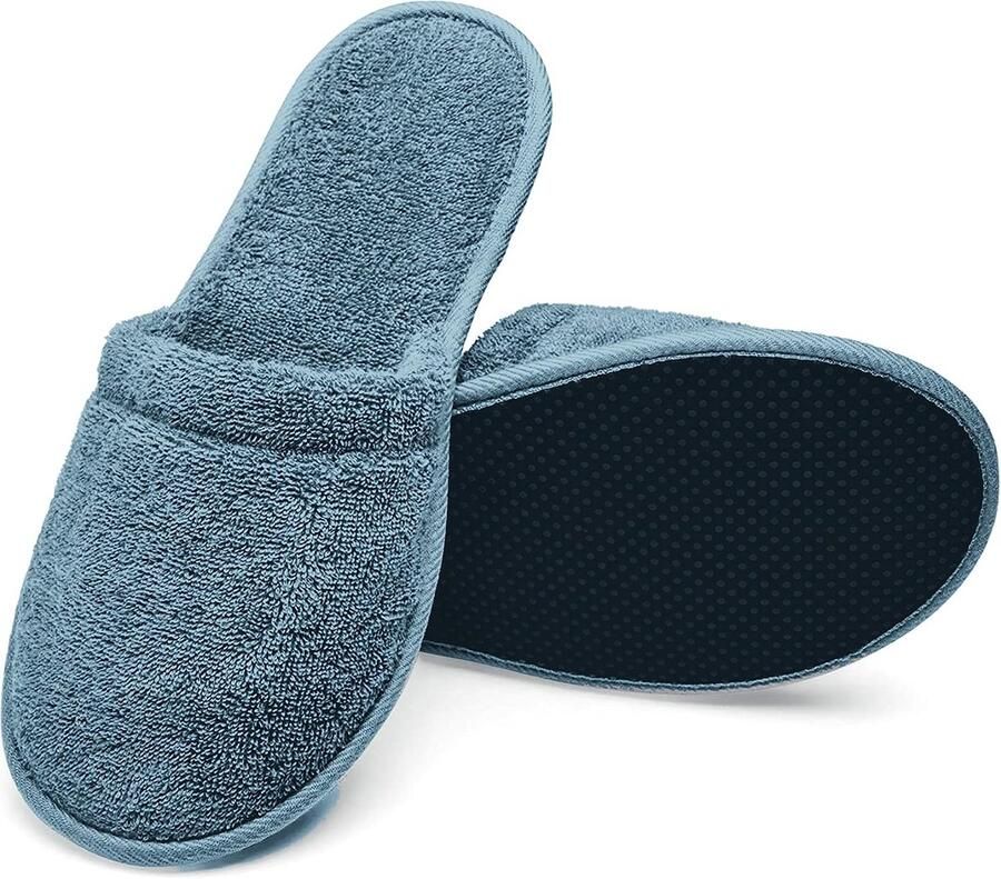 Comfortabele Katoenen Badslippers Uniseks Ademend Antislip voor Hotel en Spa