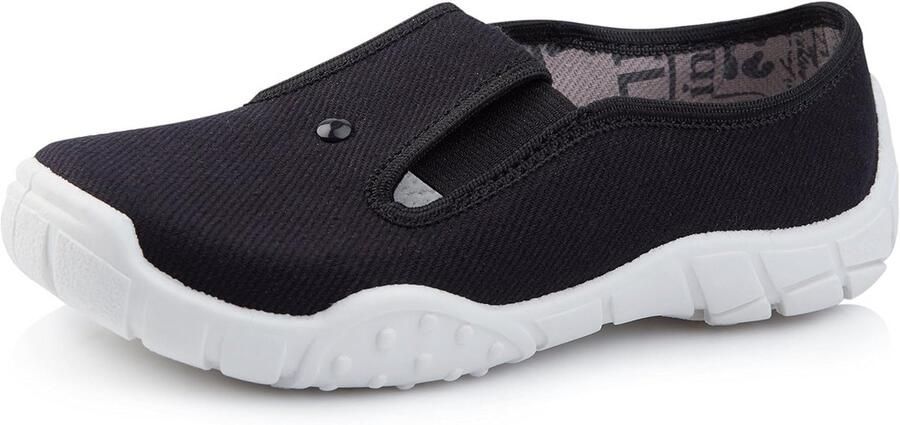 Comfortabele Katoenen Kinderpantoffels met Suède Zool en Klittenband EU Gemaakt