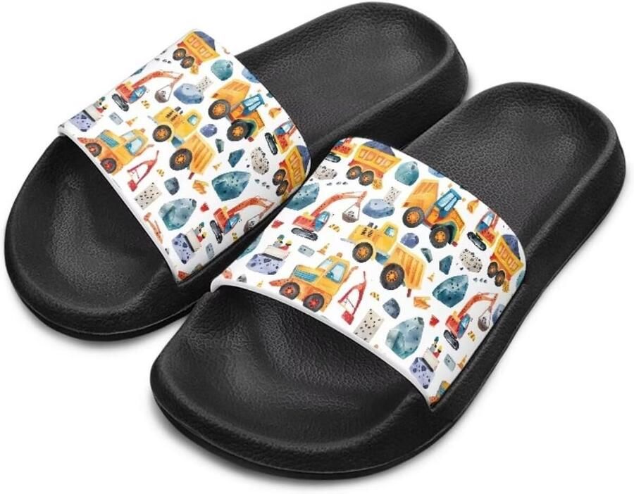 Comfortabele Kids Slides Sandalen met Antislip Voetbed voor en