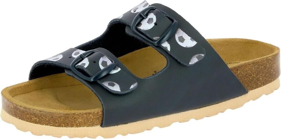 Comfortabele Dames Pantoffels Blauw Wit