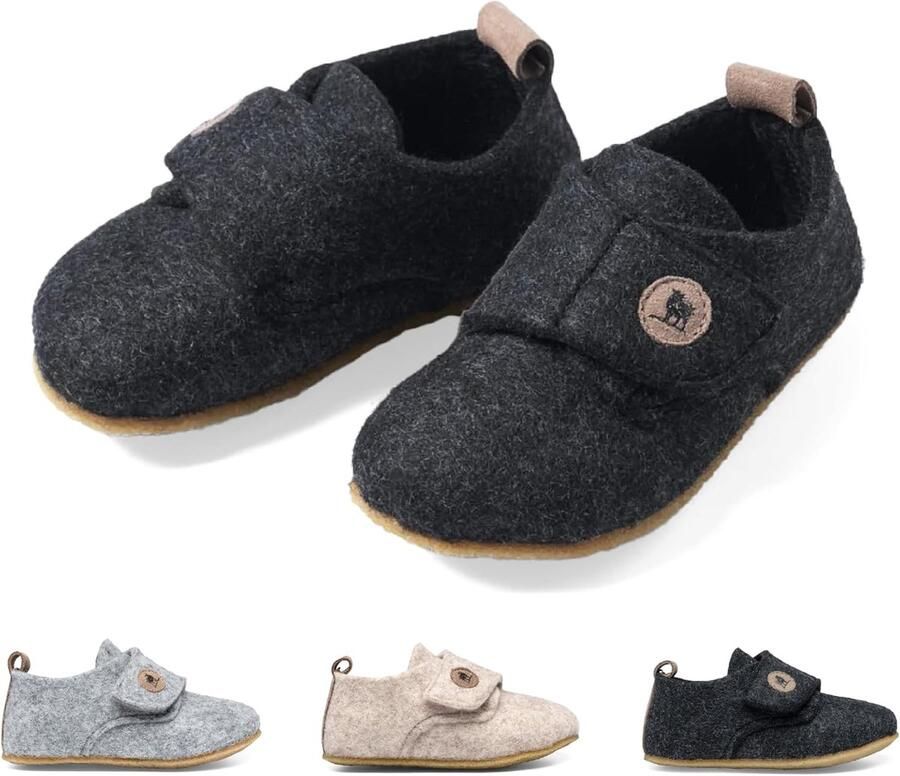 Comfortabele Kinder Pantoffels voor en Vilt Slipper