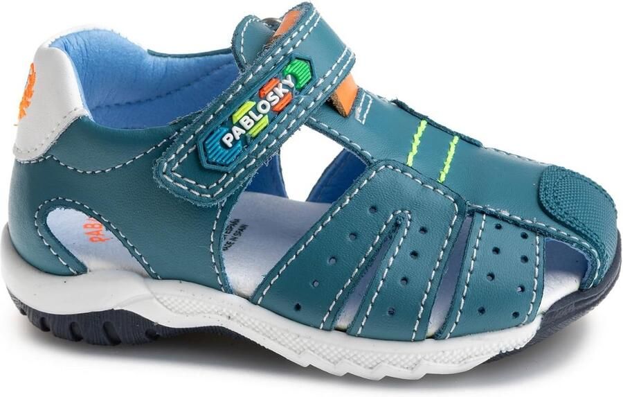 Comfortabele Kinder Sandalen van Echt Leer met Klittenband en Antislip Zool
