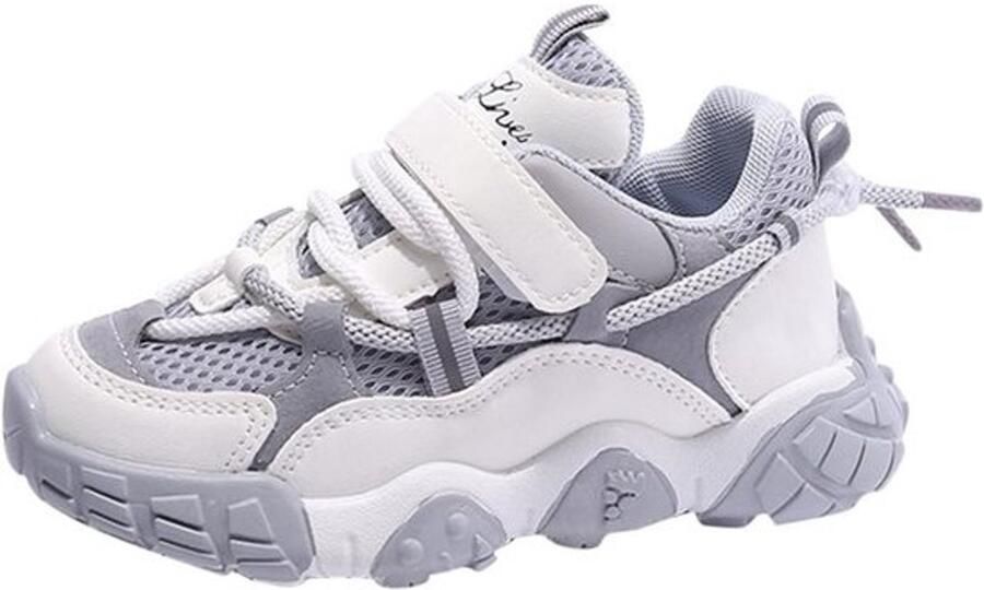 Comfortabele Kinder Sportschoenen Meisjes Platte Dikkere Zool Antislip Casual Sneakers