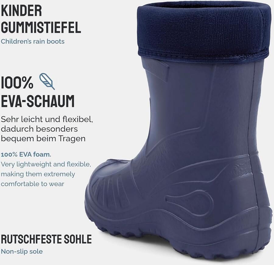 Comfortabele Kinderlaarzen EVA Rubber voor en