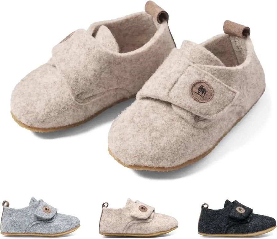 Comfortabele Kinder Pantoffels voor en Zachte Vilt Pantoffels