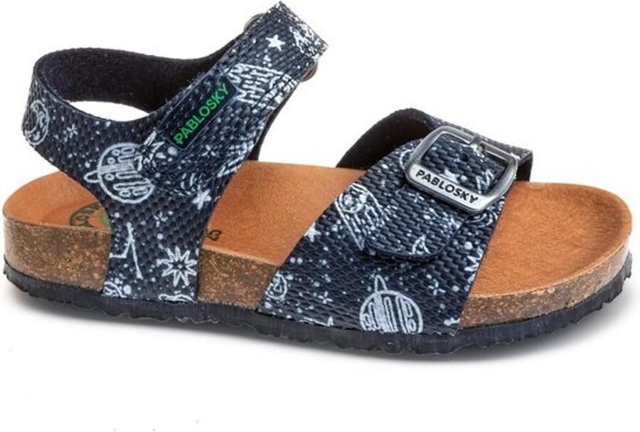 Comfortabele kindersandalen van biologisch materiaal met kurkzool