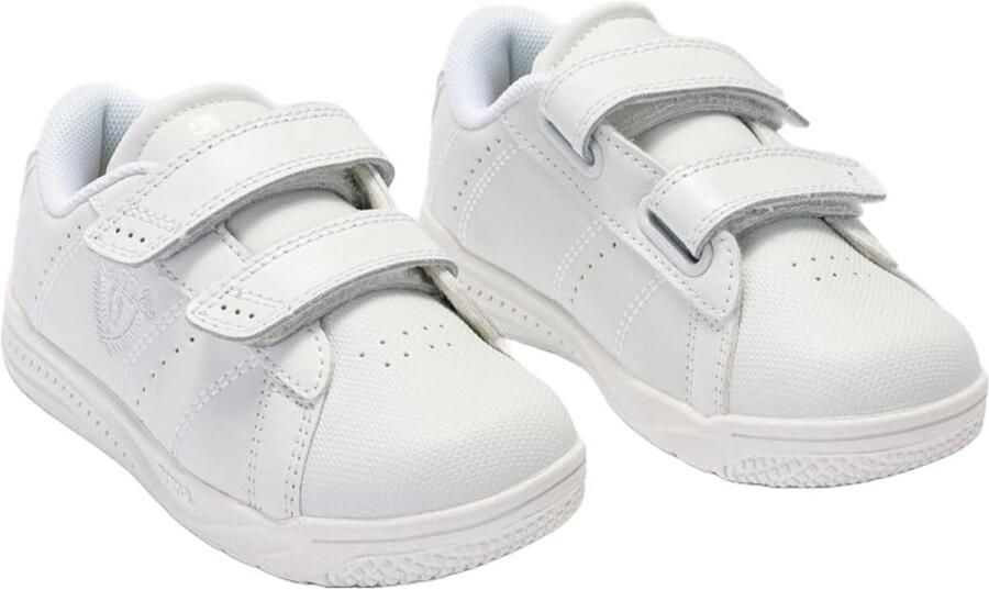 Comfortabele Kindersneakers Juridisch Duurzaam voor en Wit