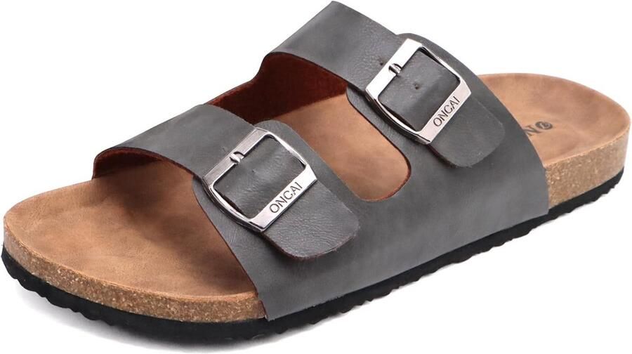 Comfortabele Kurk Heren Sandalen met Verstelbare Riem voor Zomer en Strand