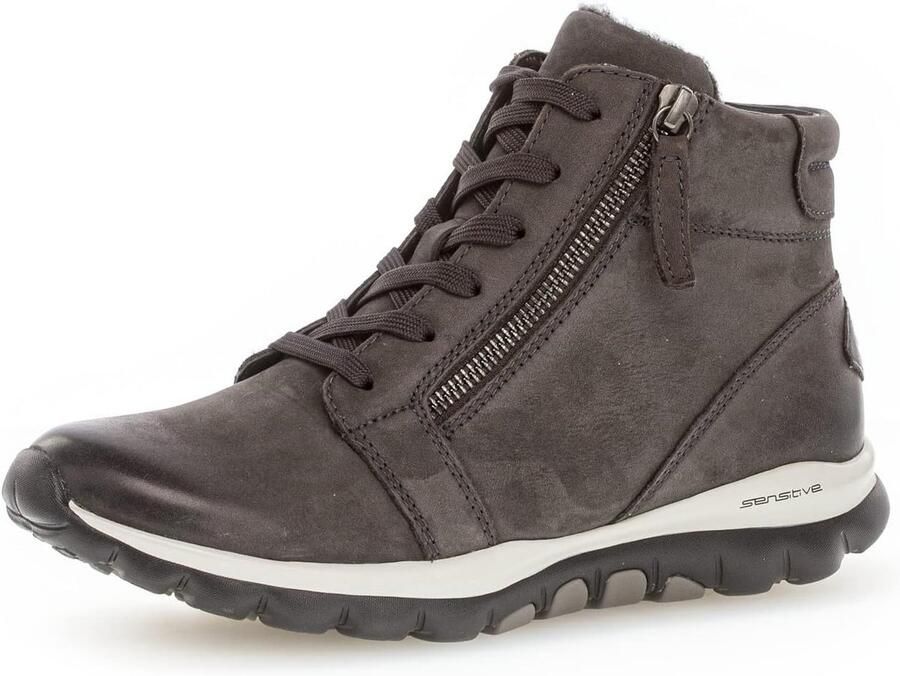 Comfortabele Lage Dames Sneakers met Nubuck Bovenwerk en Uitneembaar Voetbed
