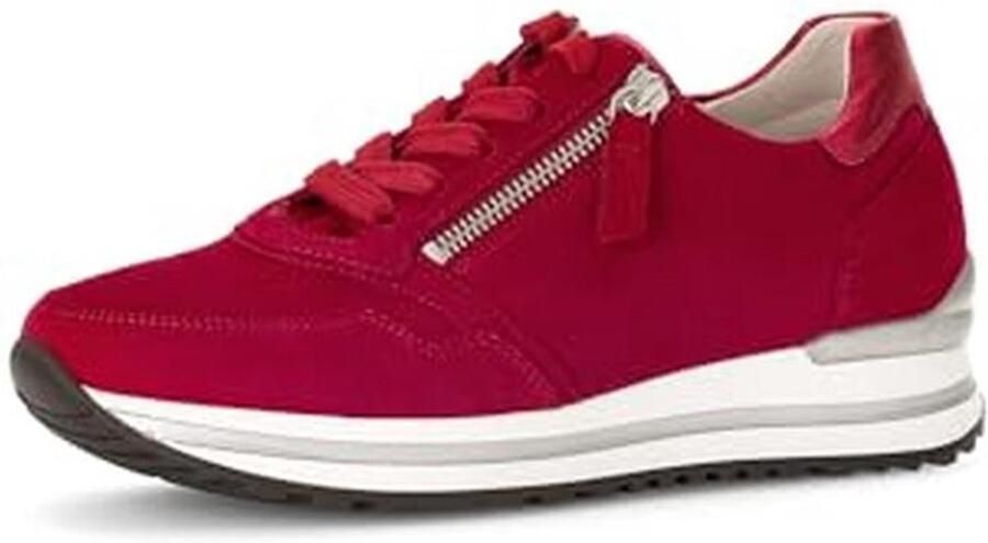 Comfortabele lage sneakers voor dames extra breed met uitneembaar voetbed