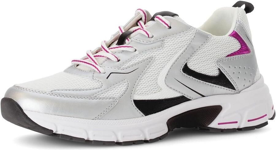 Comfortabele Lage Sneakers voor Dames met Extra Breedte en Uitneembaar Voetbed