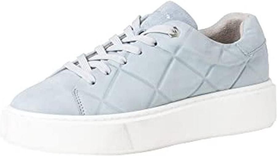 Comfortabele Lage Sneakers voor Dames met Touch-it Voetbed Blauw