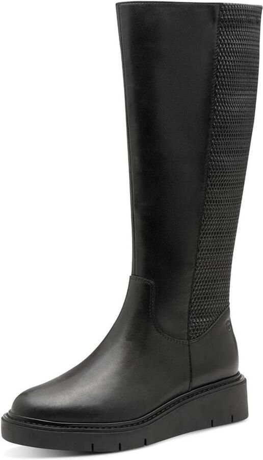 Comfortabele Lange Platte Laarzen voor Dames Brede Pasvorm