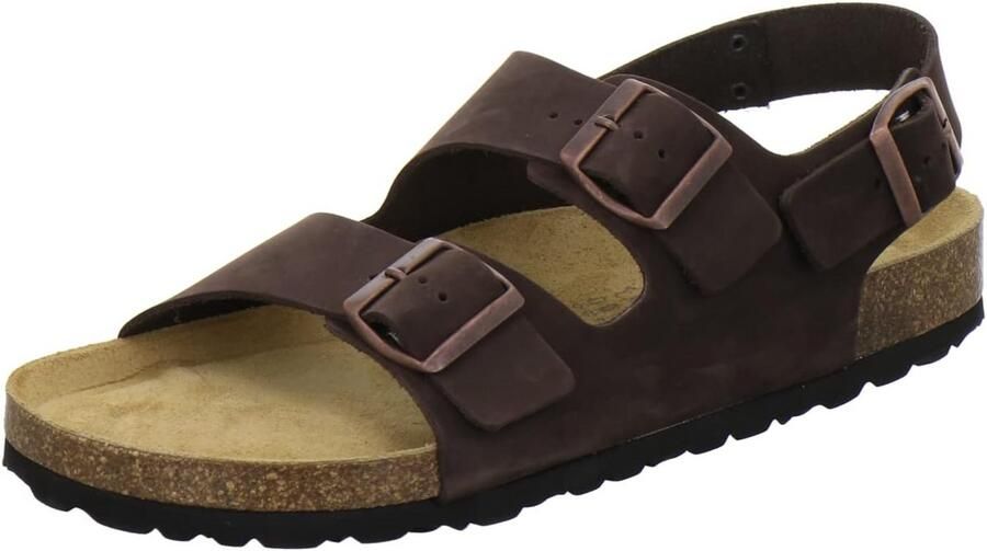 Comfortabele Lederen Heren Sandalen Handgemaakt in Duitsland