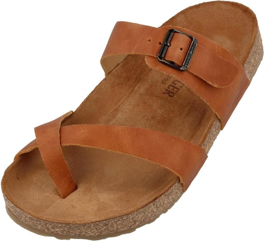 Comfortabele Lederen Sandalen met Kurkvoetbed Uniseks