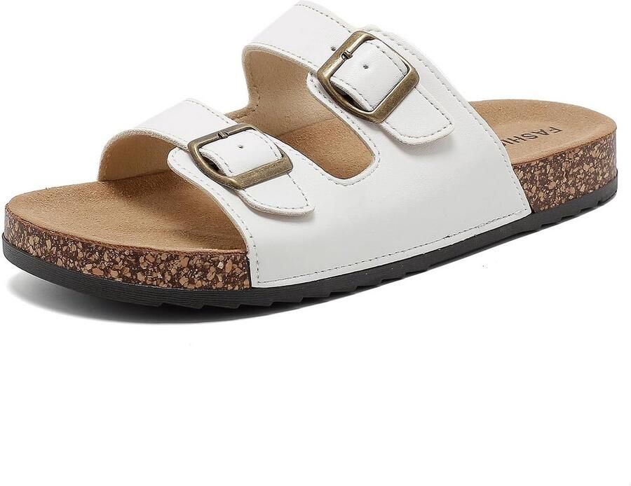 Comfortabele Lederen Slippers voor en Platte Sandaal & Muil