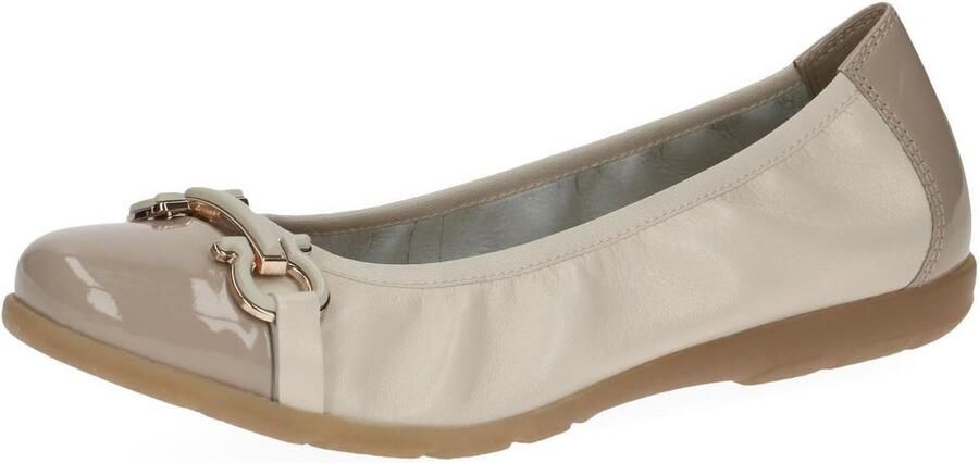 Comfortabele Leren Ballerina's met Brede Pasvorm voor Dames