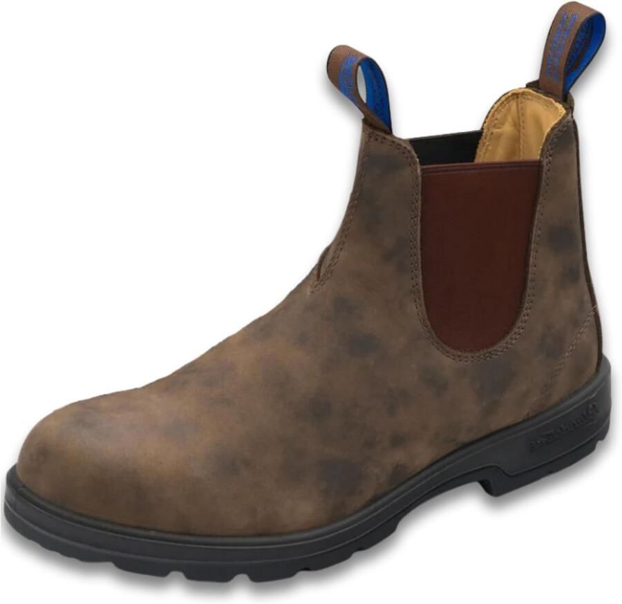 Waterdichte Leren Chelsea Boots Heren Warm en Comfortabel Bruin