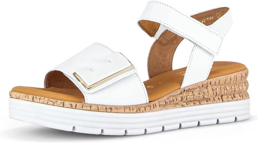 Comfortabele Leren Dames Sandaal met Gesp Zomer Schoenen