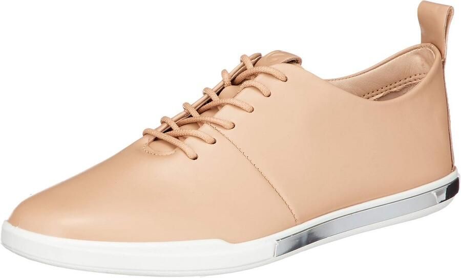 Comfortabele Leren Dames Sneakers met Strak Silhouet