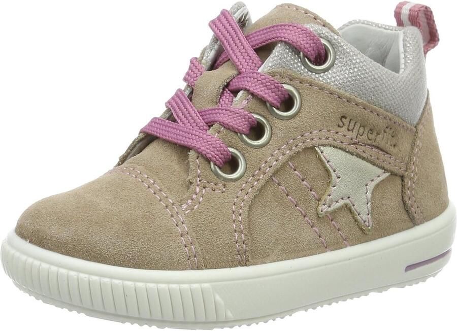 Comfortabele leren eerste loopschoentjes voor baby meisjes met goede demping