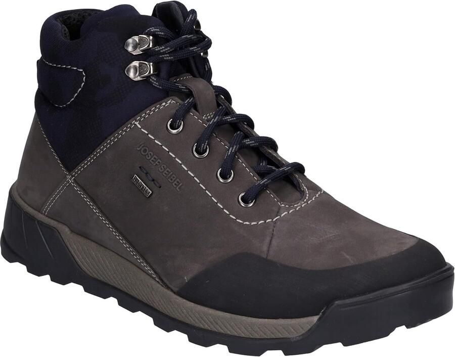 Comfortabele leren enkellaarzen voor heren met brede leest