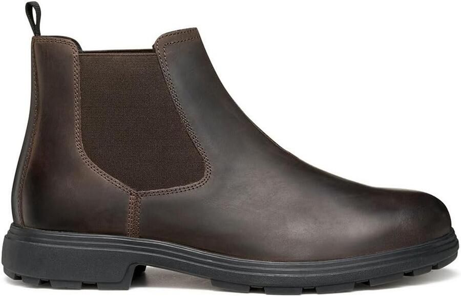 Comfortabele leren heren enkellaarzen met ademend vermogen