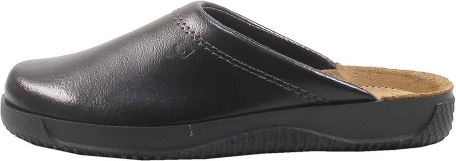 Comfortabele leren heren pantoffels met antislip zool voor optimaal draagcomfort