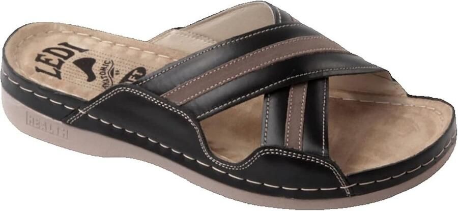 Comfortabele Leren Heren Sandalen en Klompen met Anatomisch Voetbed