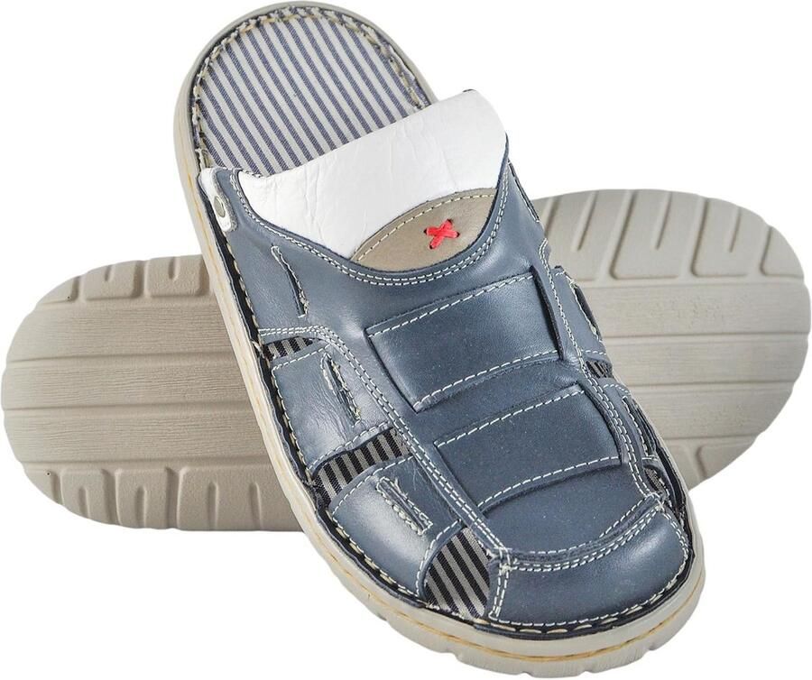 Comfortabele Leren Herensandalen voor Zomer en Trekking