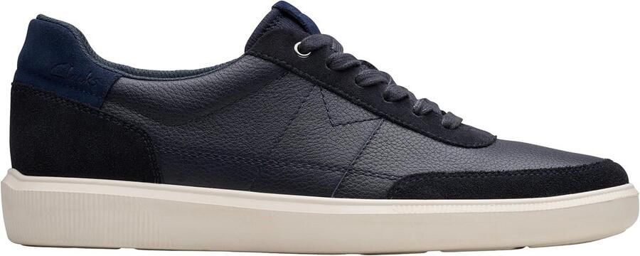 Comfortabele leren herensneakers met uitneembaar voetbed