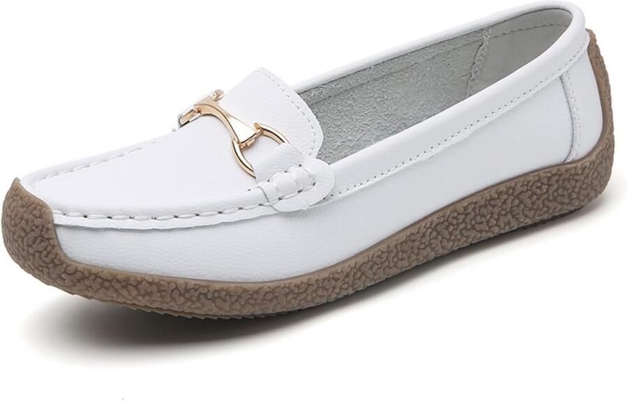 Comfortabele Leren Instapschoenen Dames Loafers Casual en Klassiek