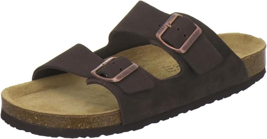 Comfortabele Leren Pantoffels voor Heren Zachte en Stevige Binnenschoenen