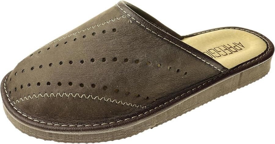 Comfortabele Leren Pantoffels voor Heren Zomer & Winter Draagcomfort