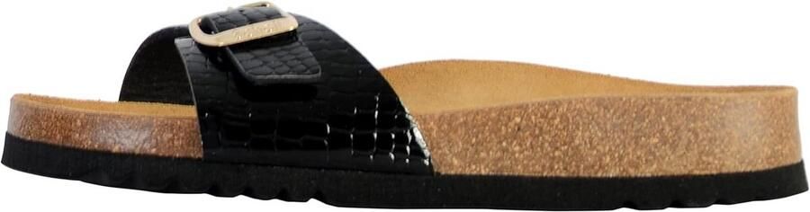 Comfortabele Leren Sandaal met Gesp voor Dames