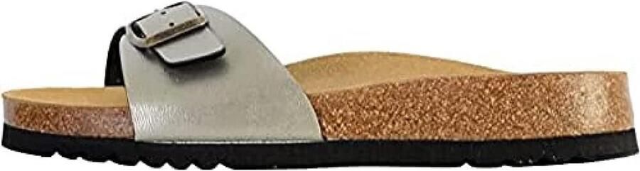 Comfortabele Leren Sandaal met Gespsluiting voor Dames