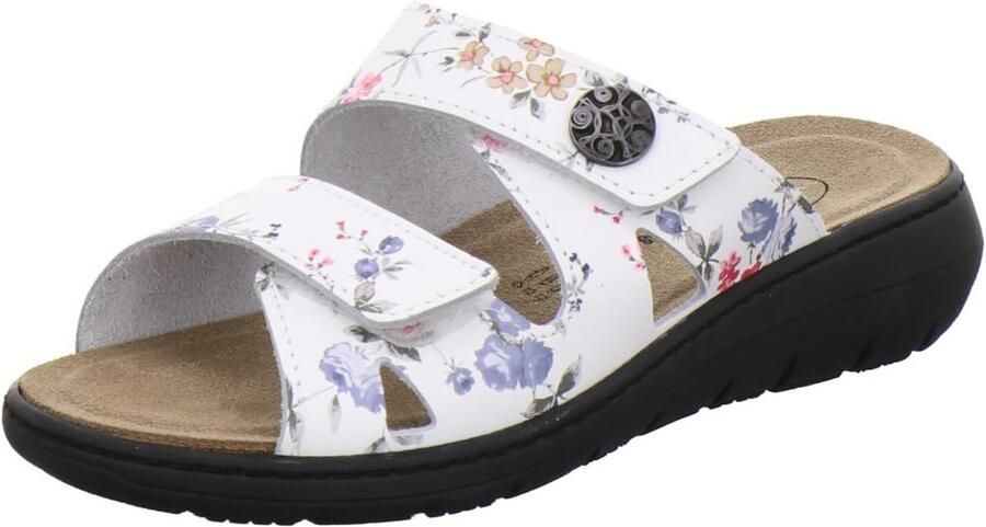 Comfortabele Leren Sandalen Dames met Uitneembaar Voetbed Praktische Werksandalen