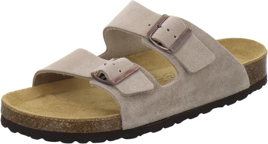 Comfortabele Leren Slippers Heren met Zacht Voetbed en Lichte Zool