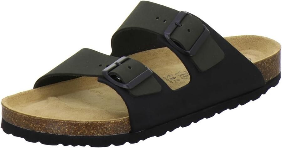 Comfortabele Leren Slippers Heren Pantoffels met Zacht Voetbed & Lichte Zool