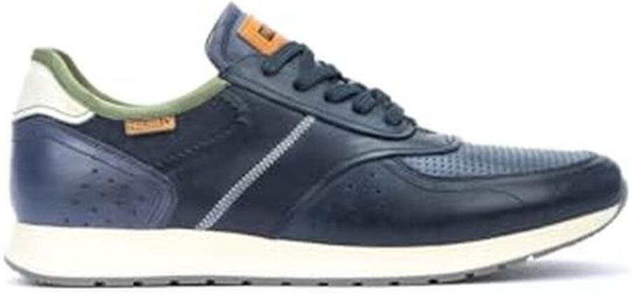 Comfortabele leren sneakers voor mannen Geperforeerd met antislipzool