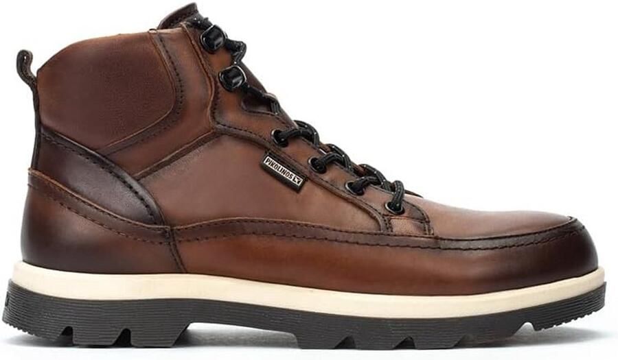 Comfortabele leren veterlaarzen voor heren