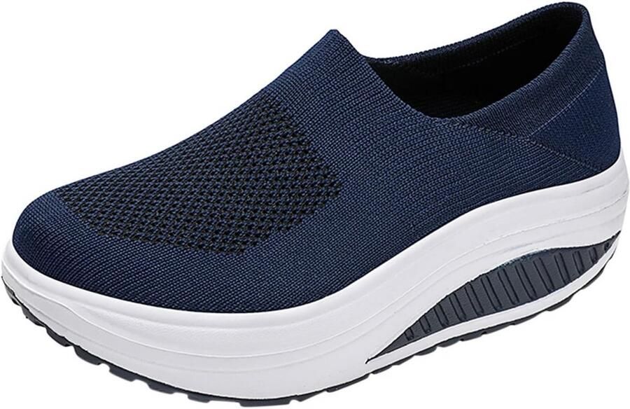 Comfortabele Lucht-Kussen Sneakers voor Dames Ademend & Brede Pasvorm