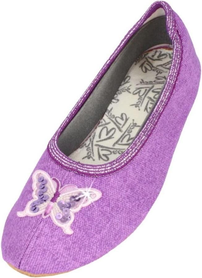 Comfortabele Meisjes Pantoffels met Antislip Zool voor School en Gym