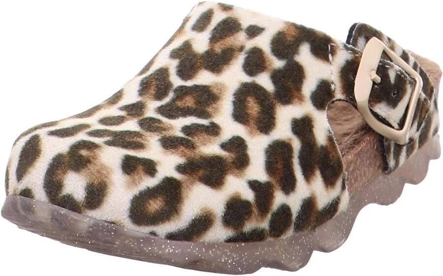 Comfortabele meisjes pantoffels met gesp