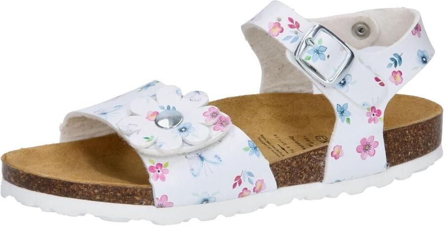 Comfortabele meisjes sandalen met kurken voetbed en verstelbare bandjes
