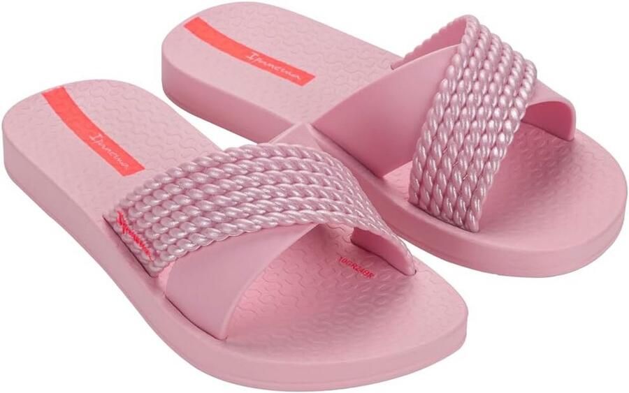 Sandalen voor meisjes met decoratieve gestructureerde bandjes