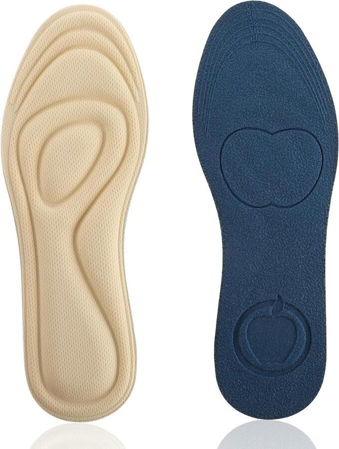 Comfortabele memory foam inlegzolen voor dames vervangende zool voor sneakers slippers en laarzen met schokabsorptie en drukverlichting