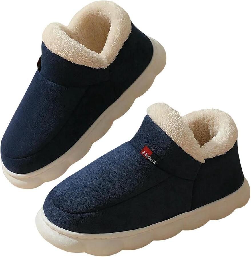 Comfortabele Memory Foam Pantoffels voor en met Antislipzool